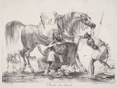 Arab pustynny (Arab pustynny) autorstwa Antoine-Jean Gros