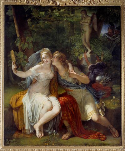 Rinaldo i Armida z „Gerusalemme Liberta” Torquato Tasso (Kubek) (1544-95) - Renaud i Armide. Obraz Antoine