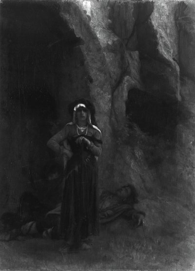 Na straży, 186070. autorstwa Antoine Auguste Ernest Hebert