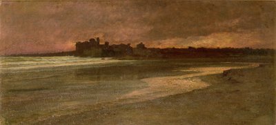Nettuno, Wieczór na plaży autorstwa Antoine Auguste Ernest Herbert or Hebert
