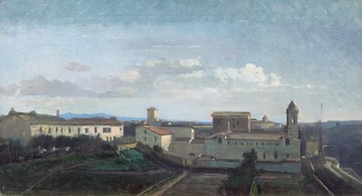 Rzym, kościół Trójcy Świętej z Monti autorstwa Antoine Auguste Ernest Herbert or Hebert