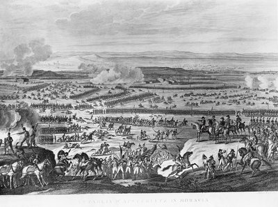Przeciwne strony podczas bitwy pod Austerlitz, 2 grudnia autorstwa Antoine Charles Horace Vernet