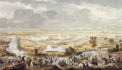 Bitwa pod Marengo, 23 Prairial, rok 8 (12 czerwca 1800) grawerowana przez Jeana Duplessi-Bertaux (1747-1819) (akwatinta) autorstwa Antoine Charles Horace Vernet