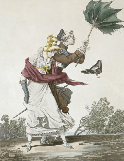 Podmuch wiatru autorstwa Antoine Charles Horace Vernet