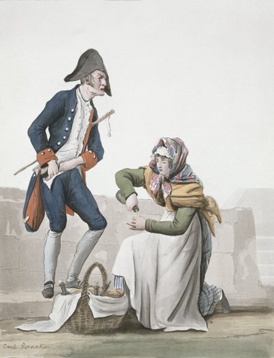Sprzedawca brandy autorstwa Antoine Charles Horace Vernet