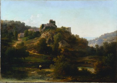 Châteauvieux-sur-Suran autorstwa Antoine Claude Ponthus Cinier