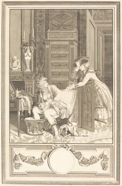Kąpiel stóp autorstwa Antoine Cosme Giraud after Antoine Borel