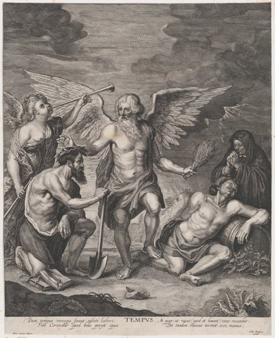 Czas ukoronowania Zatrudnienie i karanie Bezczynności, ok. 1650-77. autorstwa Antoine Couchet