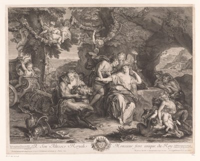 Bachus i Ariadna autorstwa Antoine Coypel