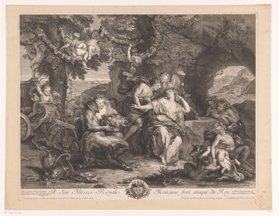 Bachus i Ariadna autorstwa Antoine Coypel