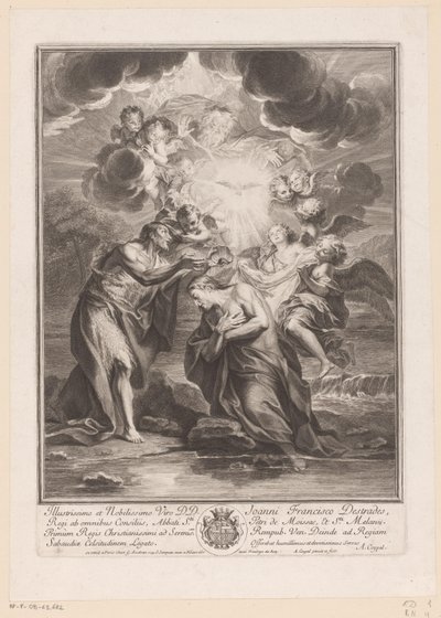 Chrzest Chrystusa autorstwa Antoine Coypel