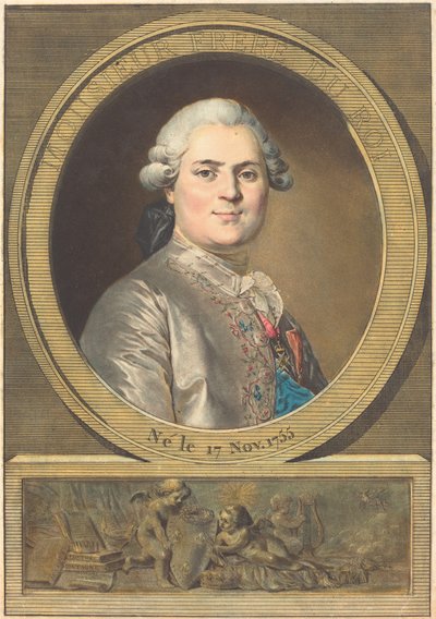 Monsieur Frère du Roi (Brat króla) autorstwa Antoine François Sergent after Joseph Siffred Duplessis