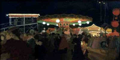 Plac targowy, ok. 1896 (olej na desce) autorstwa Antoine Guillaume Minartz