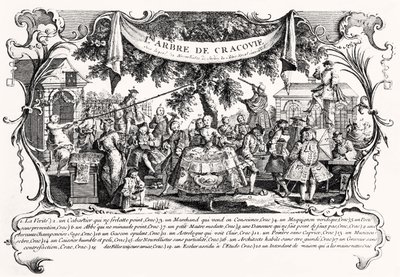 Drzewo Krakowskie, 1742 autorstwa Antoine Humblot