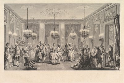 Le Bal Paré, 1774. autorstwa Antoine Jean Duclos