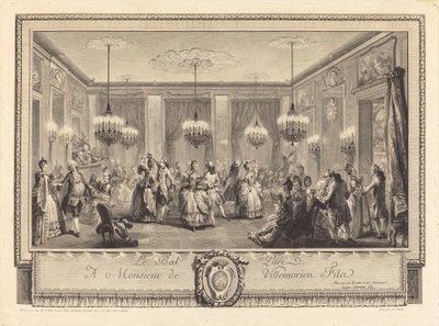 Ubrana piłka autorstwa Antoine Jean Duclos after Augustin de Saint Aubin