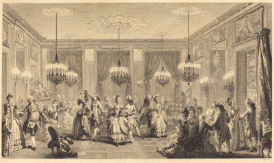 Piłka ubrana autorstwa Antoine Jean Duclos after Augustin de Saint Aubin