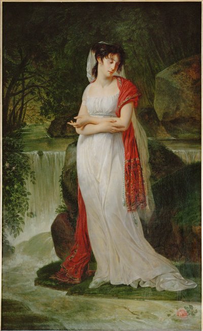 Christine Boyer, pierwsza żona Luciena Bonaparte ... autorstwa Antoine Jean Gros