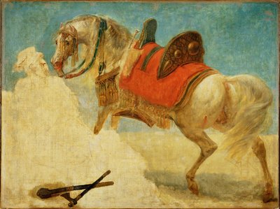 Badanie uprzęży koni arabskich ... autorstwa Antoine Jean Gros