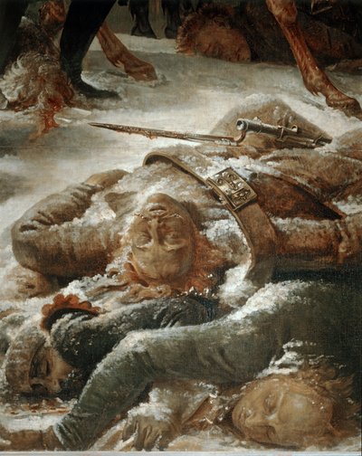 Napoleon na polu bitwy pod Eylau, wygranej 9 lutego 1807 r. przez wojska francuskie nad Rosjanami i Prusakami ... autorstwa Antoine Jean Gros