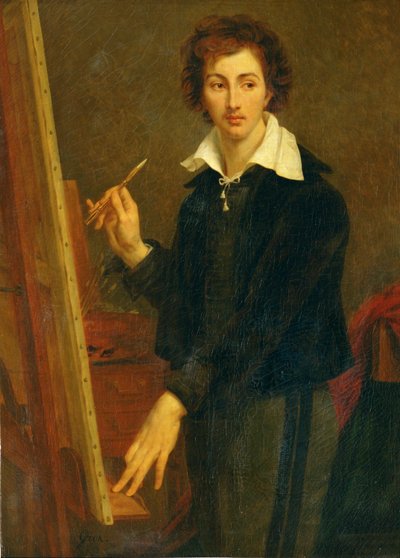 Portret hrabiego Alcide e la Rivalliere, ucznia Gros ... autorstwa Antoine Jean Gros
