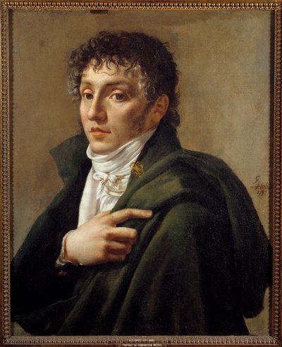 Portret kompozytora Etienne Mehul (1763-1817) Obraz Antoine Jean Gros (1771-1835) 1799 Nd. 0,65x0,53 m Paryż, Muzeum Carnavalet autorstwa Antoine Jean Gros