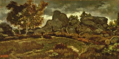 Las w Fontainebleau autorstwa Antoine Louis Barye