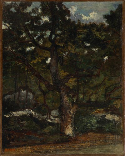 Działka w lesie Fontainebleau autorstwa Antoine Louis Barye
