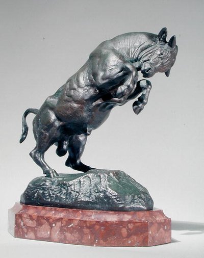 Hodowla Byka autorstwa Antoine Louis Barye