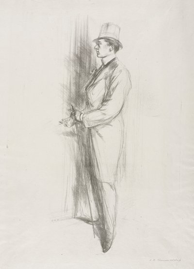 Sir Max Beerbohm autorstwa Antoine Louis Barye