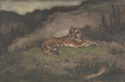 Tygrys, 1810-75. autorstwa Antoine Louis Barye