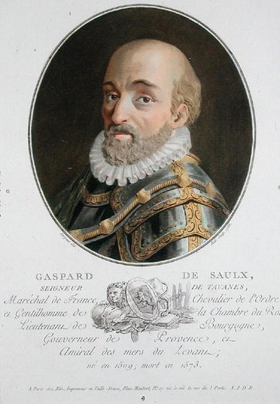 Gaspard de Saulx (1509-73) Władca Tavanes autorstwa Antoine Louis Francois (after) Sergent Marceau