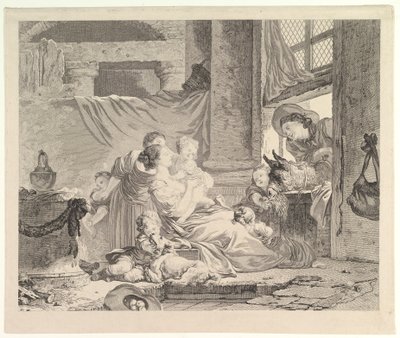 Rodzina rolnika.n.d autorstwa Antoine Louis Romanet
