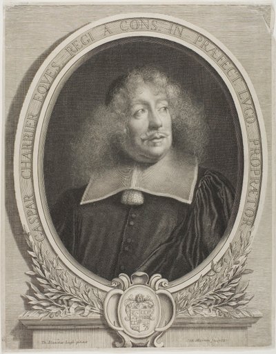 Gaspar Charrier, sekretarz króla autorstwa Antoine Masson