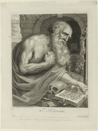 Święty Hieronim autorstwa Antoine Masson