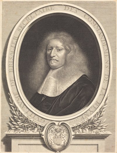 Wilhelm z Brisacier autorstwa Antoine Masson after Nicolas Mignard