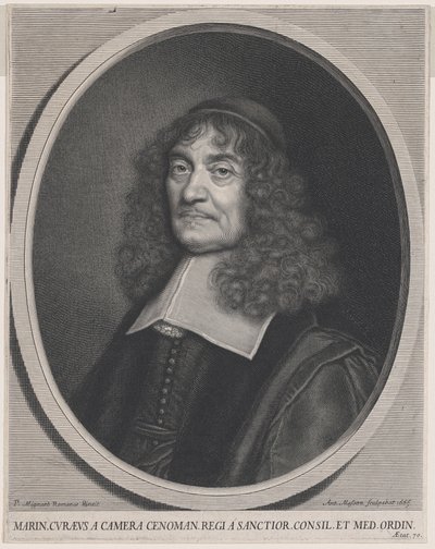 Marin Cureau de la Chambre autorstwa Antoine Masson after Pierre Mignard I