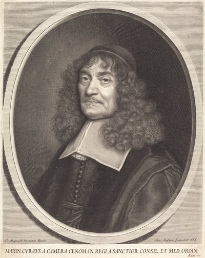 Marin Cureau de la Chambre autorstwa Antoine Masson after Pierre Mignard I