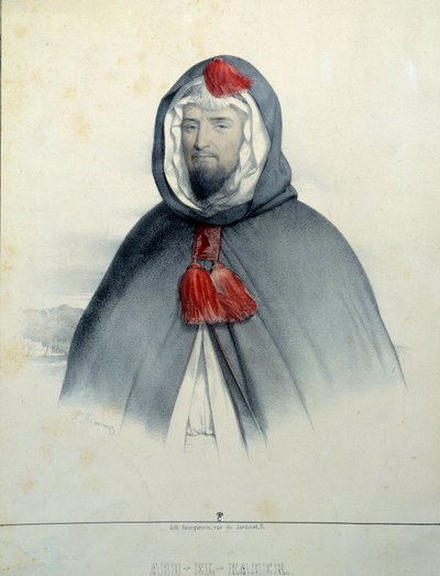 Portret Abd El Kadera (Abd-El-Kader autorstwa Antoine Maurin