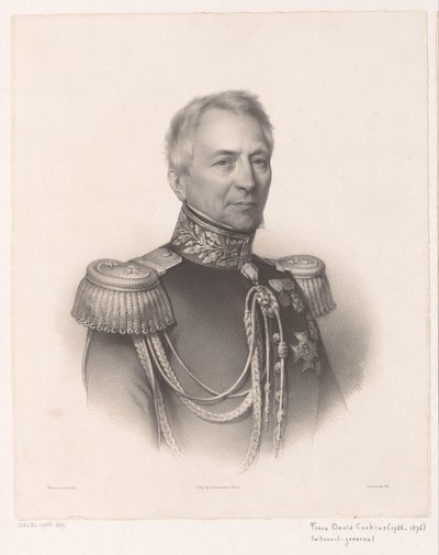 Portret van Fransa Davida Cochiusa autorstwa Antoine Maurin
