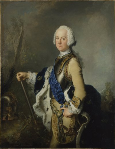 Adolphe Frederic de Suede - Portret Adolpha Fredericka autorstwa Antoine Pesne