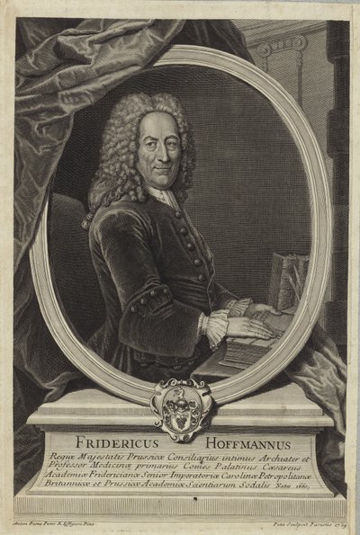 Friedricha Hoffmanna autorstwa Antoine Pesne