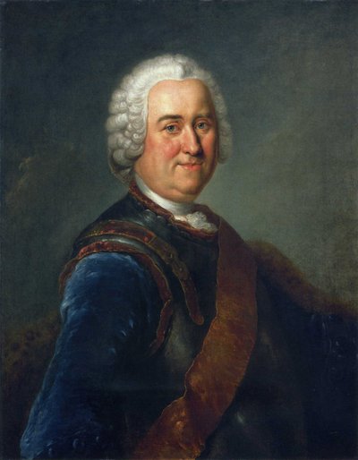 Portret marszałka polnego Jamesa Keitha autorstwa Antoine Pesne
