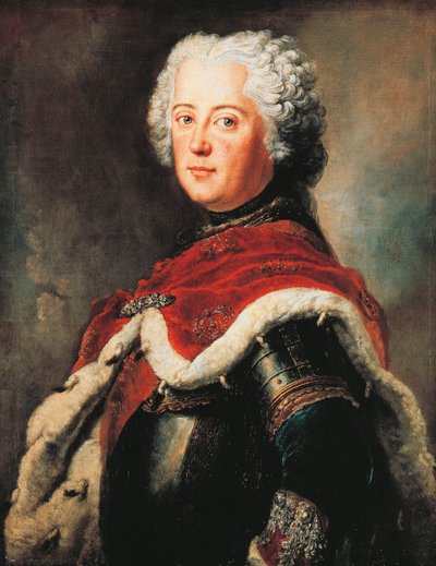 Portret Fryderyka II Brandenburga, zwanego Wielkim (Berlin autorstwa Antoine Pesne