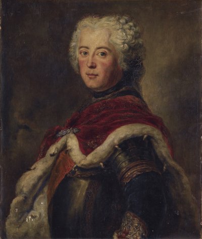 Portret Fryderyka II Pruski 17121786 autorstwa Antoine Pesne