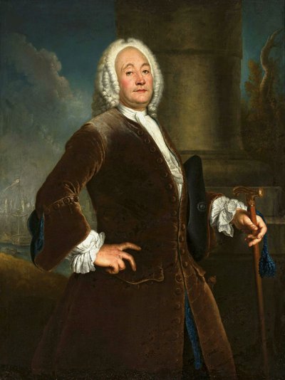 Portret Heinricha Voguella (1681-) autorstwa Antoine Pesne