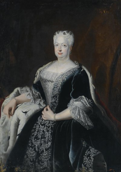Sophia Dorothea z Hanoweru 1687-1757, królowa małżonka w Prusach autorstwa Antoine Pesne School