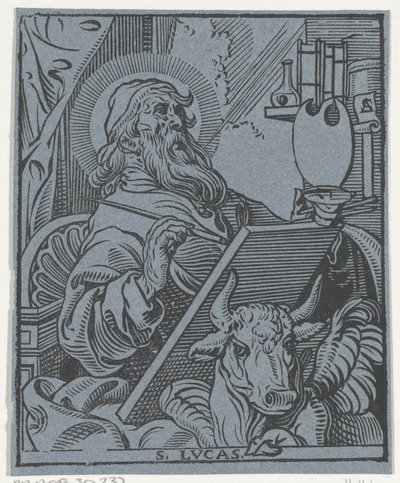Łukasz Ewangelista Czterej ewangeliści (tytuł serii) autorstwa Antoine Sallaert