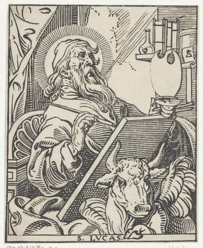 Łukasz Ewangelista Czterej ewangeliści (tytuł serii) autorstwa Antoine Sallaert