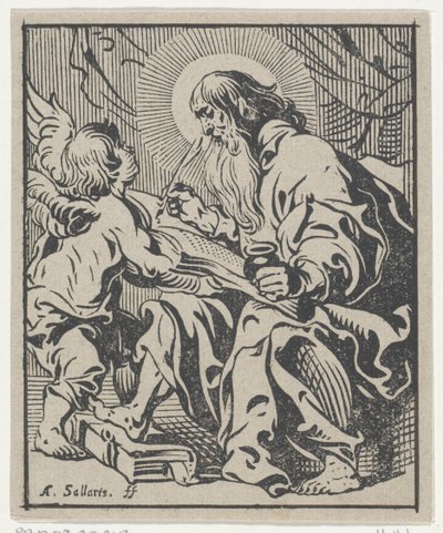 Ewangelista Mateusz Czterej ewangeliści (tytuł serii) autorstwa Antoine Sallaert